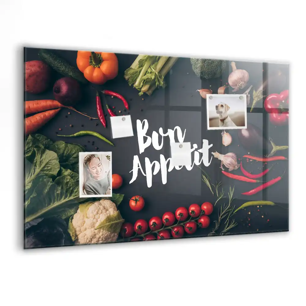 Tablă magnetică cu inscripția Bon Appétit
