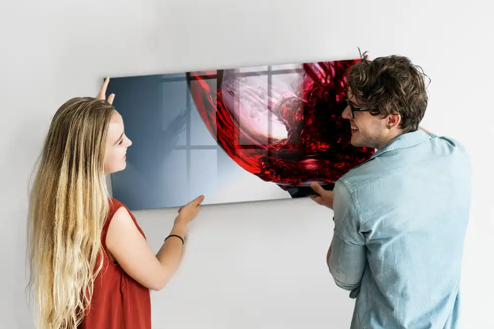 Tablă magnetică în formă de pahar de vin