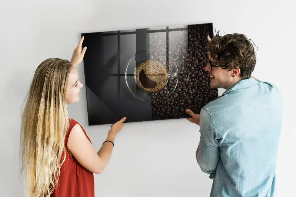 Tablă magnetică cu design ceașcă de băutură