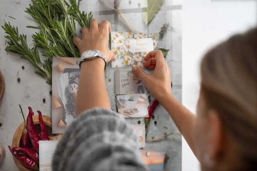 Tablă magnetică pentru magneți cu ierburi aromatice