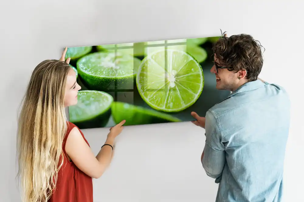 Tablă magnetică model felii de limetă