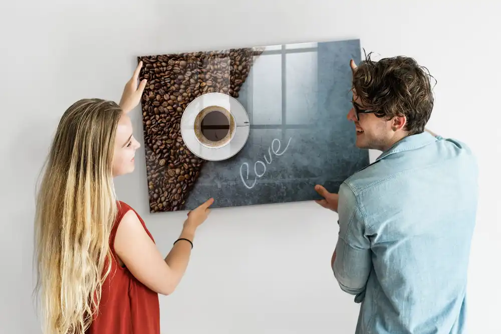 Tablă magnetică cu model ceașcă de băutură