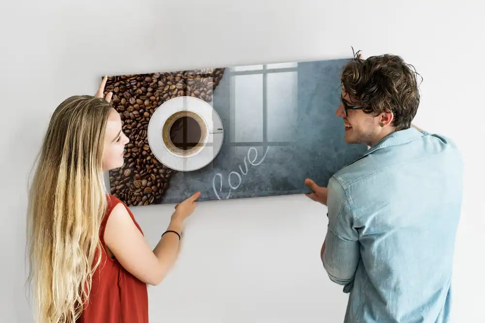 Tablă magnetică cu model ceașcă de băutură