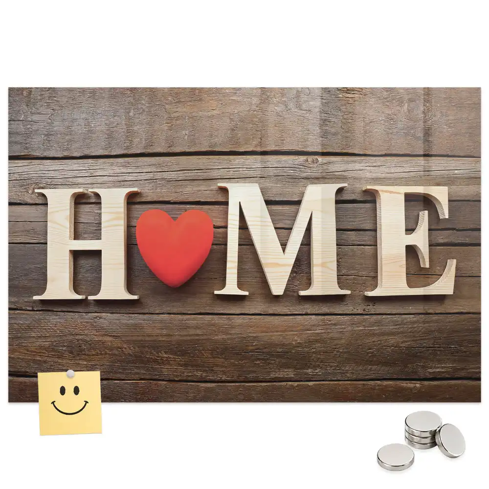 Tablă magnetică pentru inscripții Home