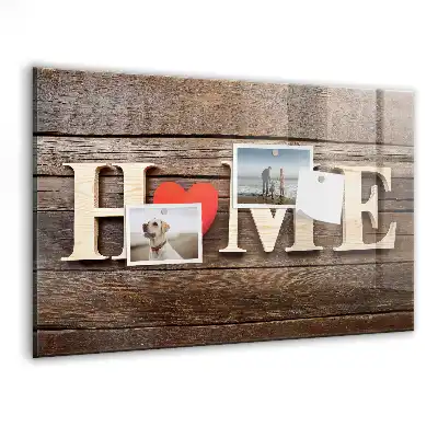 Tablă magnetică pentru inscripții Home
