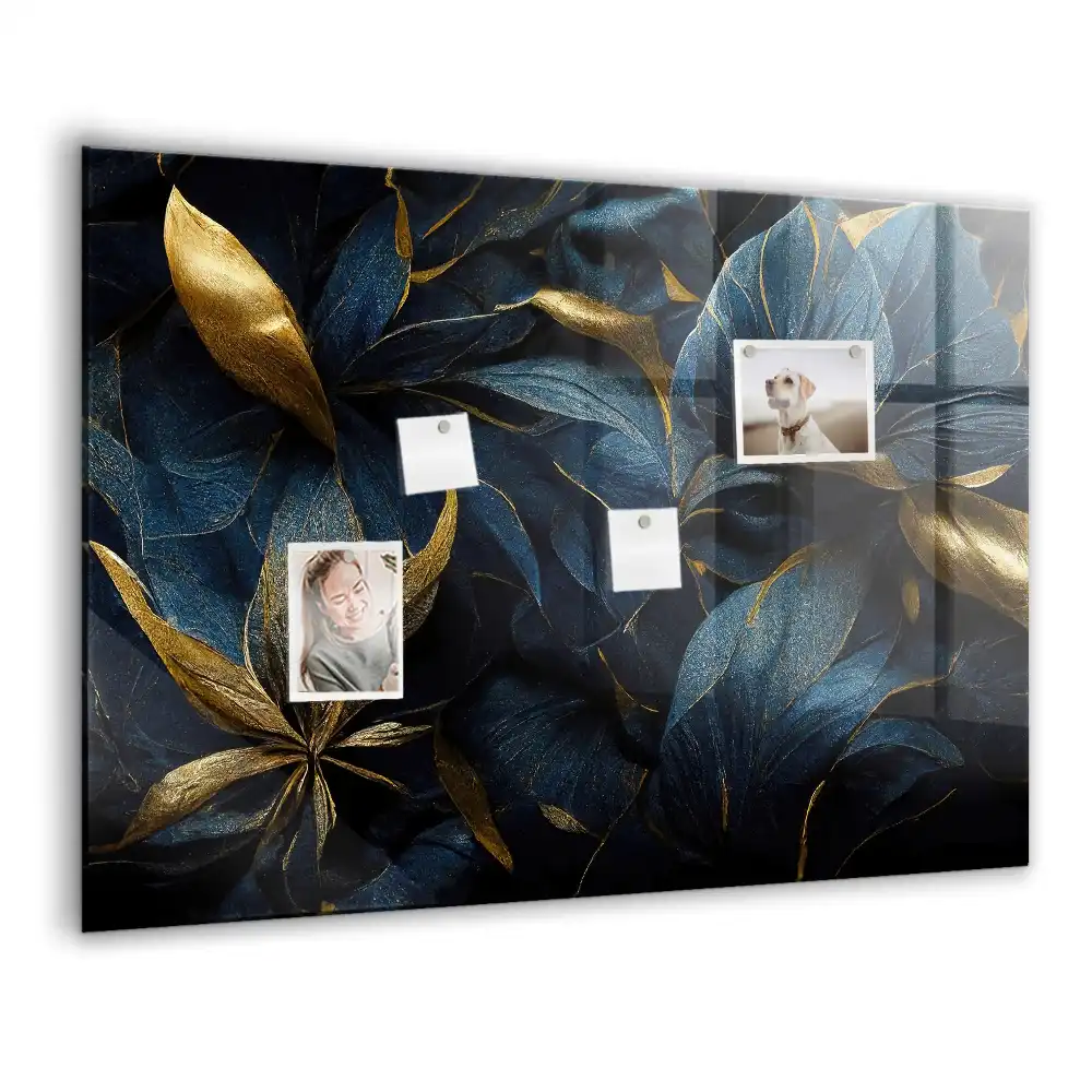 Tablă magnetică decorativă cu model floral