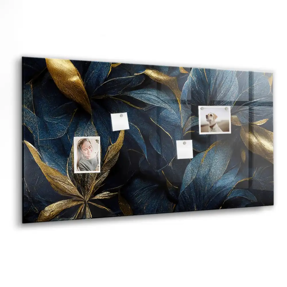 Tablă magnetică decorativă cu model floral