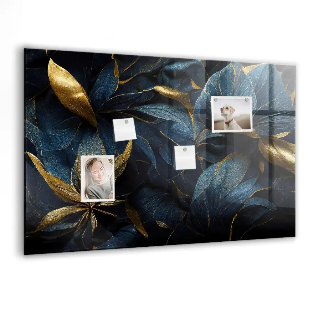 Tablă magnetică decorativă cu model floral