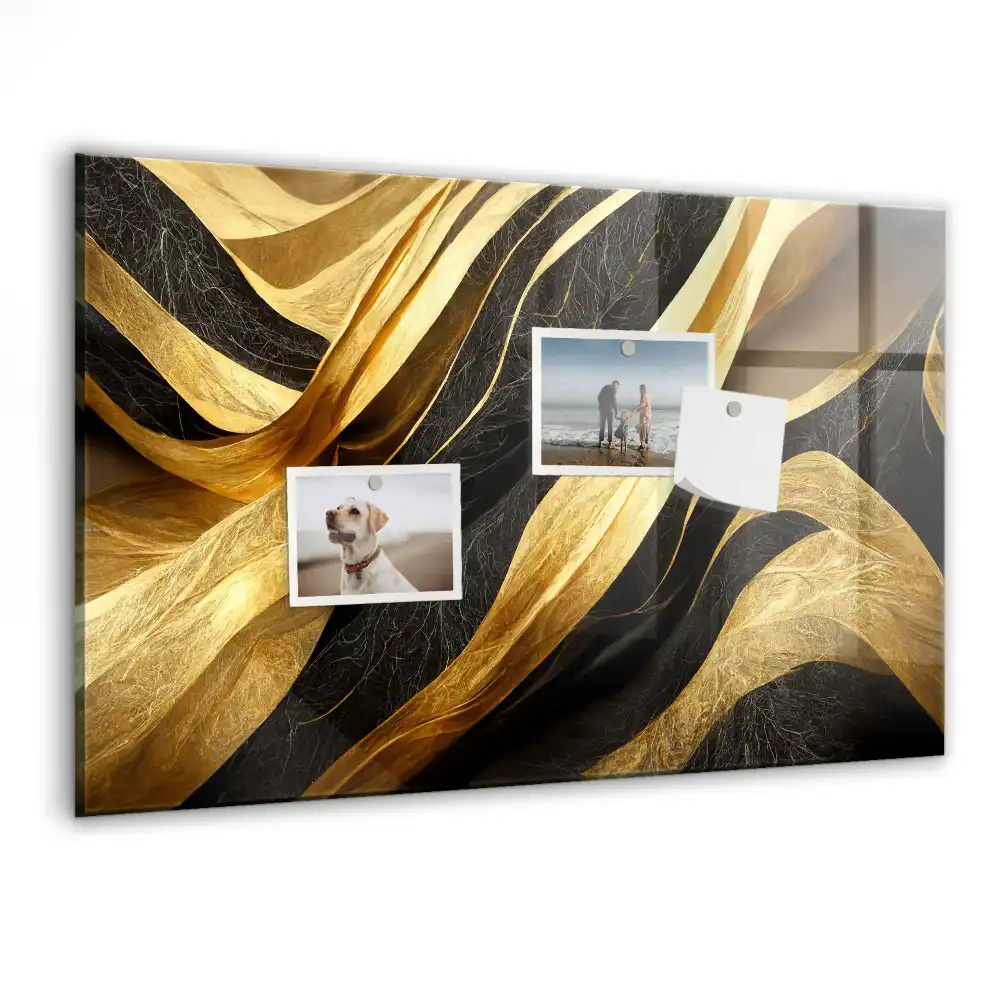 Tablă magnetică din sticlă cu design abstract elegant