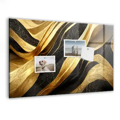 Tablă magnetică din sticlă cu design abstract elegant