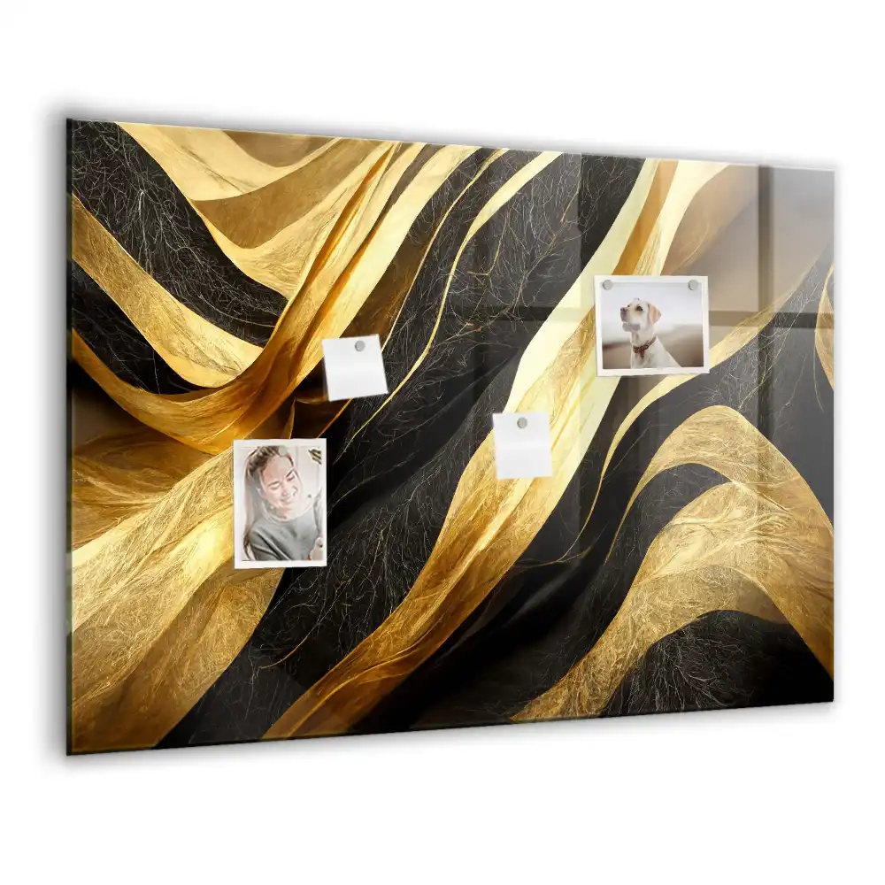 Tablă magnetică din sticlă cu design abstract elegant