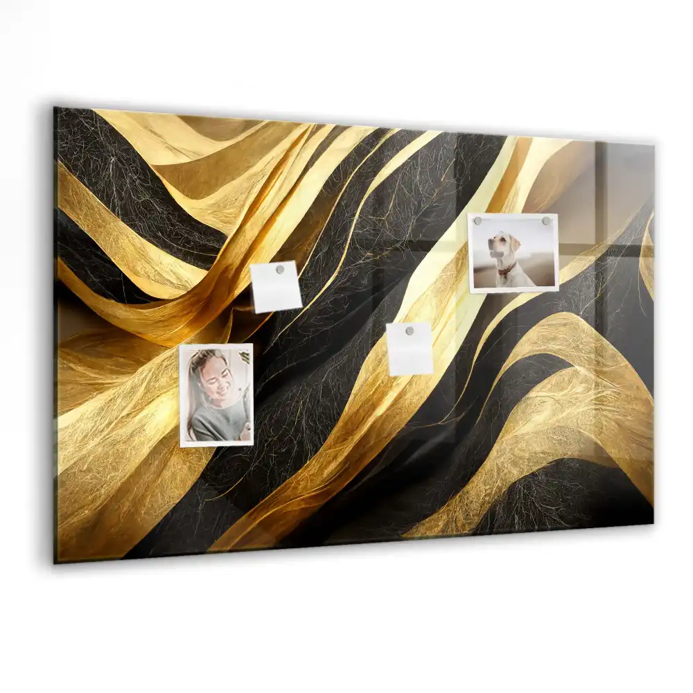 Tablă magnetică din sticlă cu design abstract elegant
