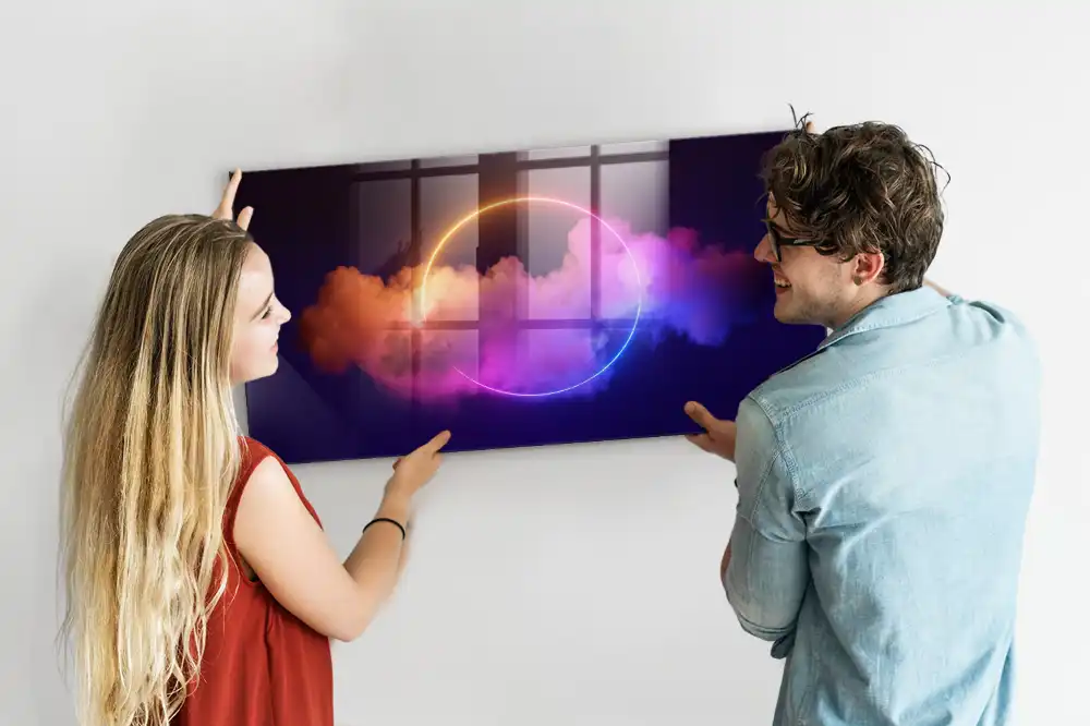 Tablă magnetică tridimensională culoare fum
