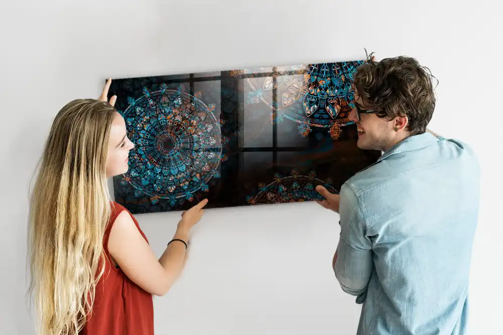 Tablă magnetică cu model geometric pentru magneți