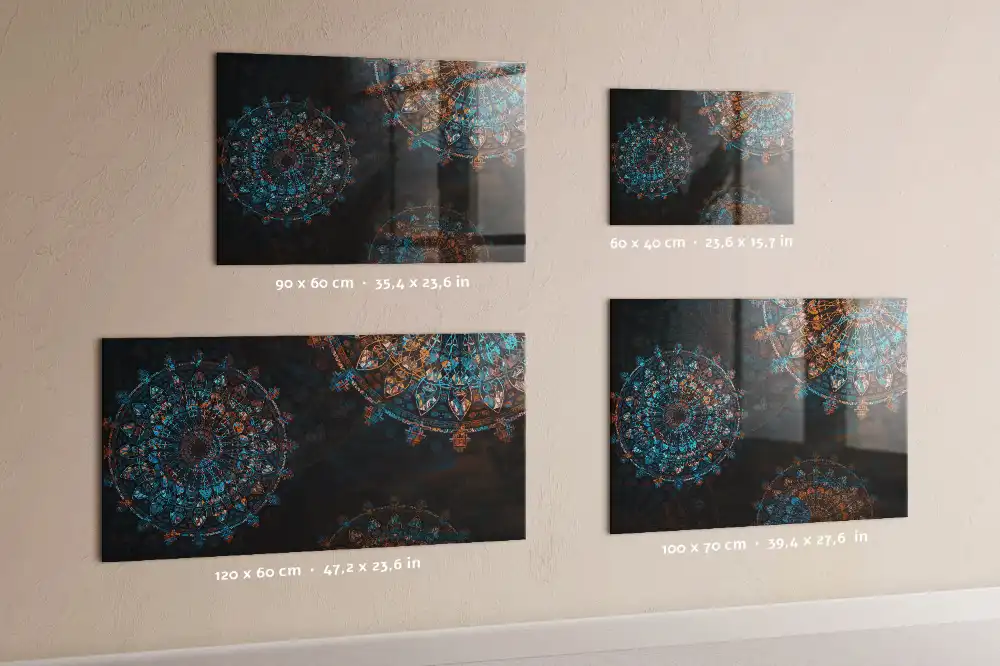 Tablă magnetică cu model geometric pentru magneți