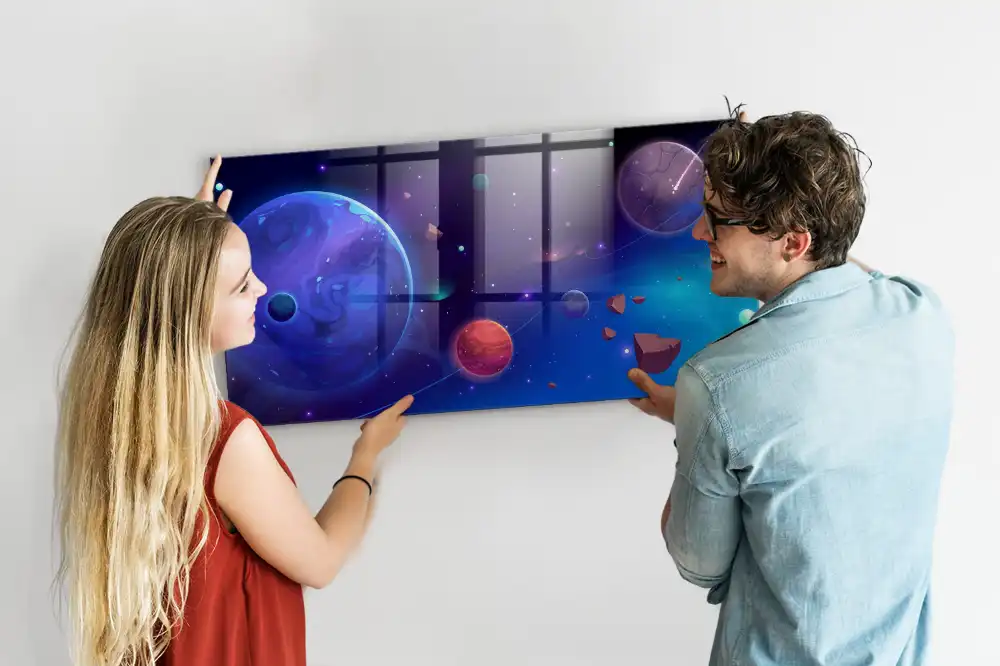 Tablă magnetică pentru magneți sistemul solar