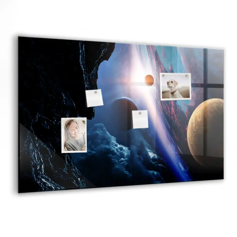 Tablă magnetică cu model nebuloasă stelară