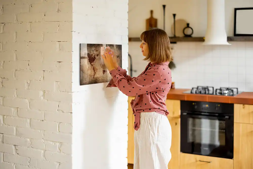 Tablă magnetică cu hartă istorică a lumii