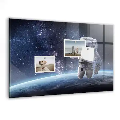 Tablă magnetică cu tematică astronaut