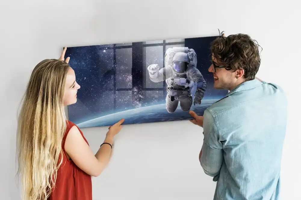 Tablă magnetică cu tematică astronaut