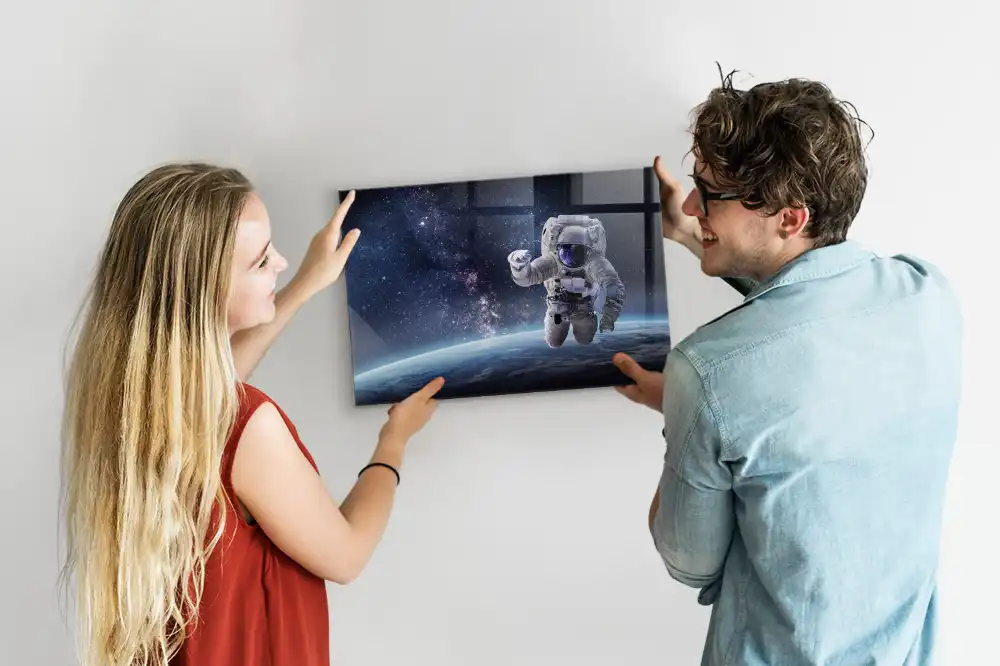 Tablă magnetică cu tematică astronaut