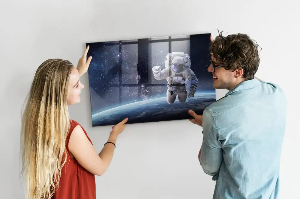 Tablă magnetică cu tematică astronaut