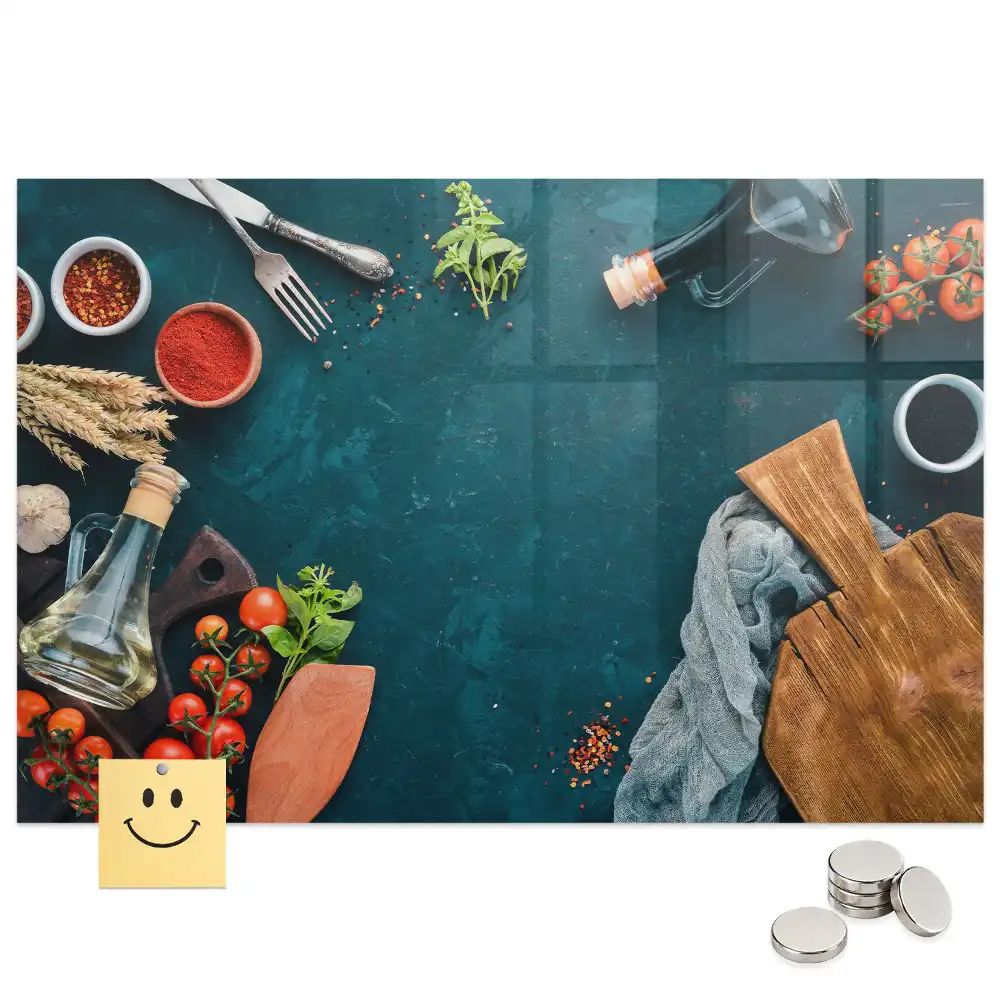 Tablă magnetică pentru accesorii de bucătărie