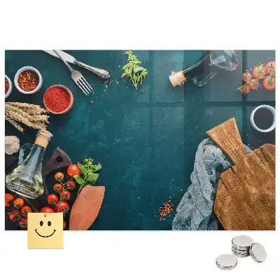 Tablă magnetică pentru accesorii de bucătărie
