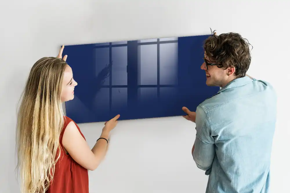 Tablă magnetică de culoare bleumarin