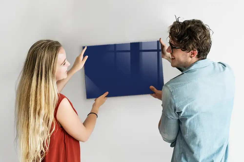 Tablă magnetică de culoare bleumarin