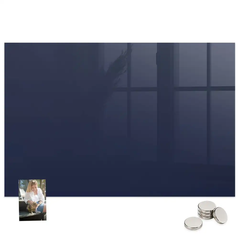 Tablă magnetică pentru magneți de culoare bleumarin închis