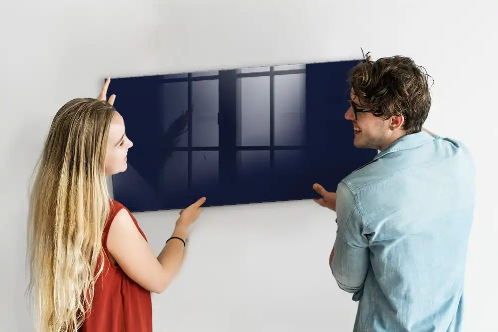 Tablă magnetică pentru magneți de culoare bleumarin închis