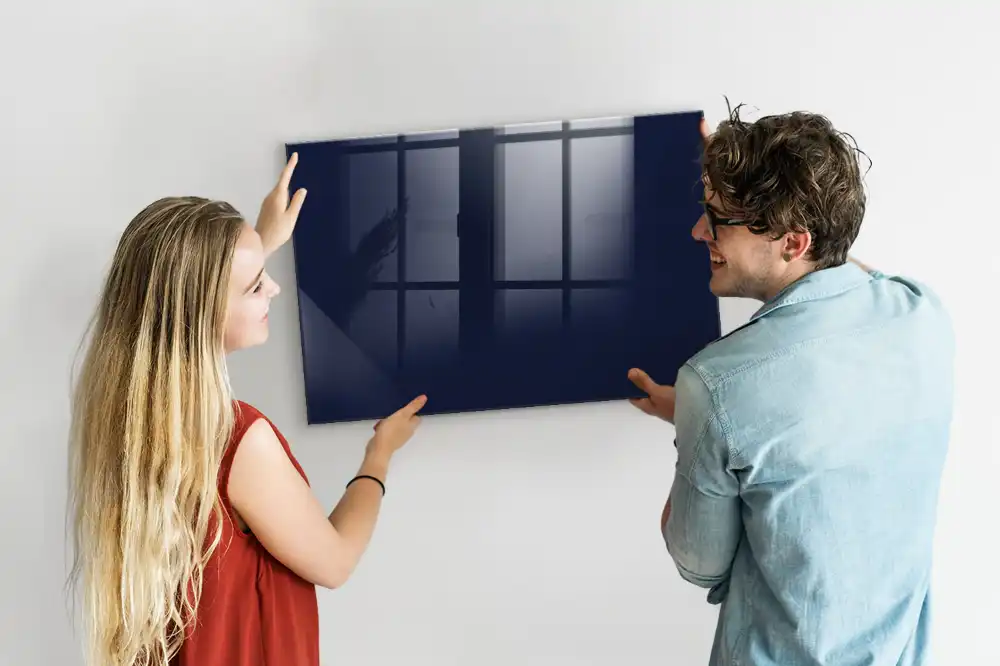Tablă magnetică pentru magneți de culoare bleumarin închis