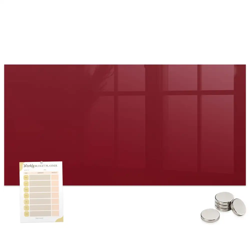 Tablă magnetică de culoare burgund