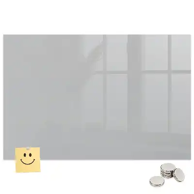 Tablă magnetică din sticlă gri deschis