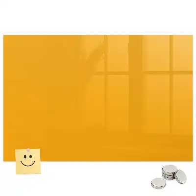 Tablă magnetică de culoare galben-auriu